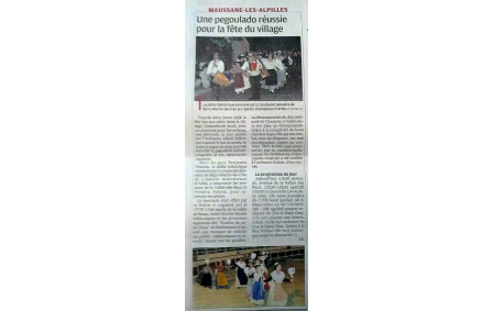 Pegoulado de Maussane du  14/07/2022